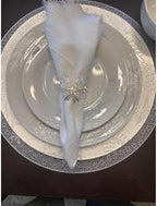 Set of 12 Christmas Napkin Rings Silver Snowflake for Dining Table Setting Napkin Ring Bulk Banquet Serviette Decor for Thanksgiving Christmas Holiday Wedding Winter Party - Image 6