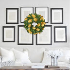 Briful 23in Christmas Magnolia Wreath for Front Door - Image 5