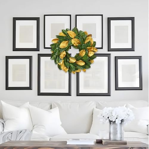 Briful 23in Christmas Magnolia Wreath for Front Door - Image 5