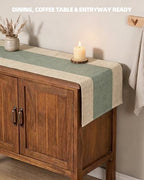 Table Runner, 13.8" × 72", 100% Natural Ramie, Handwoven - Image 4