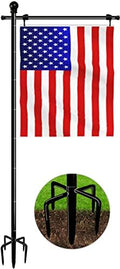 Koutemie 10 FT Garden Flag Pole for Outside House for 3x5 American Flags by Koutemie