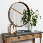 Rustic Wood Lantern Candle Holder for Farmhouse Decor - Image 6