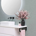 Uieke 30 Pcs Artificial Flowers Baby Breath Faux Pink Artificial Gypsophila Bouquet Fake Silk Flowers Real Touch for Home Office Kitchen Wedding Wall DIY Room Farmhouse Décor - Image 2