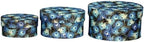 Sarah's Hat Boxes – Peacock Feathers Decorative Gift Box Set of 3 | Elegant Reusable Storage Boxes for Gifts, Keepsakes, Jewelry, or Special Items | Unique Printed Design - Image 4