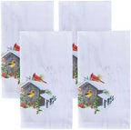 Park Designs Holiday Cardinal Love Napkin Set of 4 by ParkDesigns