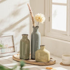 Bud Vase Set of 3, Ceramic Flower Vase Set for Modern Home Decor - Image 7