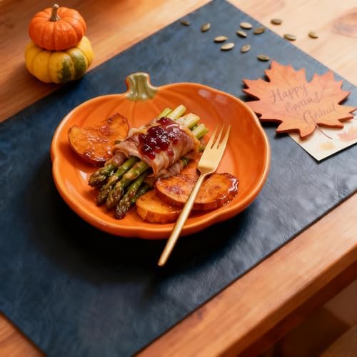 DOLOPL Placemats Set of 12, Reversible Dual-Color Faux Leather Place Mats - Image 2