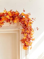 Thanksgiving Decorations - Fall Decor - Fall Garland - 9FT Autumn Maples Leaf Garland for Hanging for Halloween Thanksgiving Decor Home Wedding Fireplace Party Christmas - Image 6