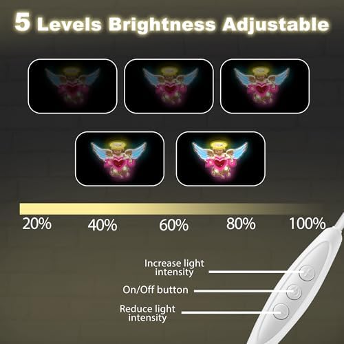 Cupid Neon Sign I Love You 15.75x9.45in Romantic LED Wall Light Dimmable - Image 7