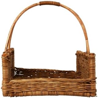 Creative Co-Op Decorative Handwoven Rattan Hanging Basket, Natural - Image 6