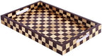 Handicrafts Home Resin Inlay Wood Decorative Serving Ottoman Tray, 17x11 by HandicraftsHome