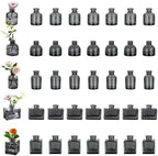 Glasseam Mini Bud Vase in Bulk 40: Colored Small Glass Vase for Centerpiece by Glasseam