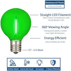 Novelty Lights G40 LED Mardi Gras String Lights, 25 Shatterproof Bulbs - Image 5