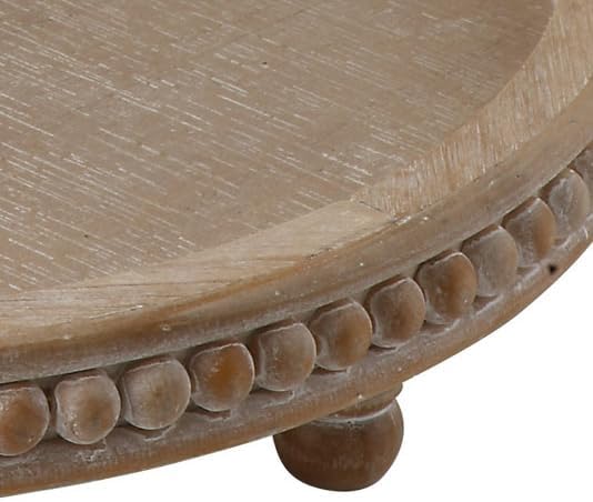 Round 3-Tier Decorative Wood Tray - Image 5