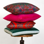 Boho Decorative Throw Pillow Covers, Set of 4, 18x18 Inch Modern Paisley Accent Pillow Covers 4-Pack - Image 4