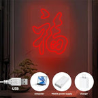 Happiness LED Neon Sign Chinese/Japanese Character FU Neon Light Dimmable Red Neon Lights for Bedroom, Home Restaurant Shop Office Cafe New Year Gift - Image 6