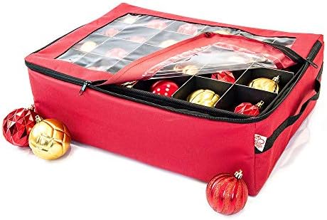 Santa's Bags Christmas Ornament Storage Box, 48 (3") Ornaments - Image 2