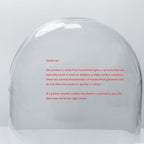 CYS EXCEL Tall Glass Cloche Dome (H:15" D:9.75") | Multiple Sizes Decorative Showcase Display for Antique Collectibles | Bell Jar Terrarium & Dessert Cover - Image 4