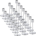 Sieral Candle Holders Bulk Taper Candlesticks Holders Set Modern Decorative Metal Candelabras for Wedding Anniversary Home Dinning Table Centerpiece Xmas Party Decor(Silver,24 Pcs) by Sieral