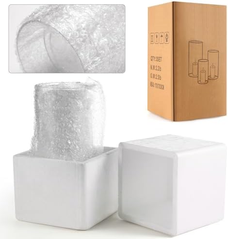 PHOSPHOR Hurricand Candle Holder 18 PCS, Glass Pillar Candle Holder, Clear Glass Cylinder Candleholder Glass Cylinder Vase for Centerpieces Wedding Party Decoration - Image 6