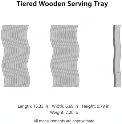Tiered Wooden Tray - Image 7