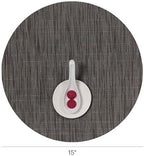 Chilewich Bamboo Placemats Set of 4, Round Woven Placemats - Image 2