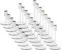 zeochyni Silver Candlestick Holders Set of 24 for Wedding Party Decoe by zeochyni