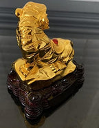 Betterdecor Gold Color Feng Shui 12 Chinese Zodiac Animal Statue Figurine Home Office Decoration and Gift for New Year Holidays and Birthday (Zodiac Tiger) - Image 5