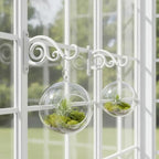 2 Pcs Hanging Plant Brackets 11.25'', Heavy Duty White Cast Iron Wall Hooks - Image 5