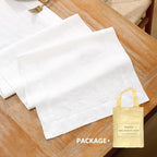 Linen Table Runner 14X108 Inches,100% French Linen Rustic Tablerunner,Machine Washable Dining Table Runner for Fall,Wedding,Party,Halloween,Christmas(White) - Image 5