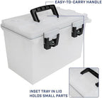Sheffield 12763 XL Transparent Storage Bins With Lids, 2-Pack Stackable Storage Bins, Made in USA, Lockable and Water-Resistant Containers with Lids, Plastic Containers for Home, Classroom, and Dorm - Image 7
