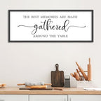 The Best Memories Are Made Gathered Around the Table Dining Room Wall Decor - Image 6
