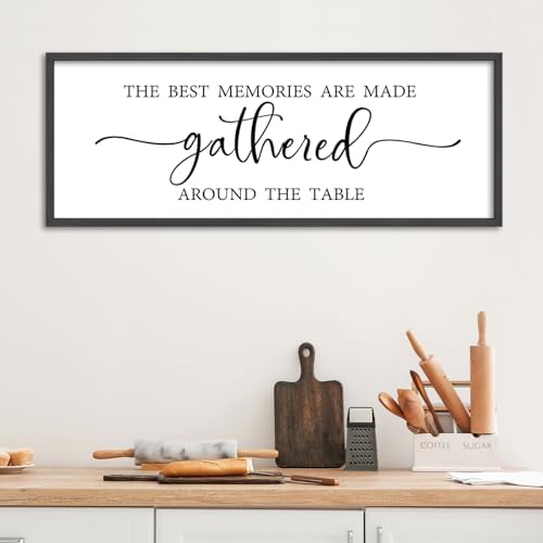 The Best Memories Are Made Gathered Around the Table Dining Room Wall Decor - Image 6