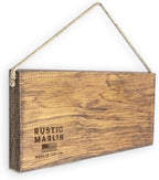 Rustic Marlin Watercolor American Flag Twine Sign Patriotic Farmhouse Barnwood Wall Decor Wooden Hanging Sign for Front Door Entryway Living Room Americana Home Decor - Image 7