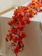 Thanksgiving Decorations - Fall Decor - Fall Garland - 9FT Autumn Maples for Autumn Decor Hanging Vine Garland for Halloween Thanksgiving Home Wedding Fireplace Party Christmas - Image 6