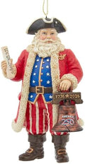 Kurt Adler America 250th Santa Ornament by KurtSAdler