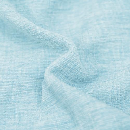 CaliTime Decorative Throw Pillow Covers 26 X 26 Inches Light Blue Grey - Image 2
