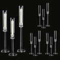 12PCS Clear Acrylic Candle Holder for Wedding Table Centerpiece by Vincidern