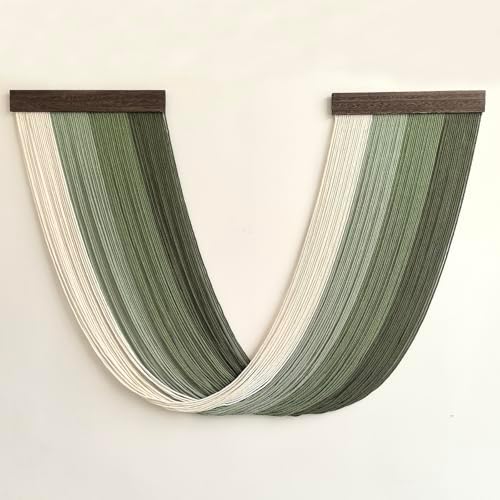 Achart Large Macrame Wall Hanging Dip Dyed Yarn Tapestry Ombre Yarn by Achart