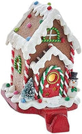 Kurt Adler Battery-Operated Gingerbread Candy House Lighted Stocking Holder by Unknown