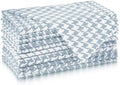 FINGERCRAFT Cloth Napkins Set of 12, 100% Cotton, 20x20 Inch, Dusty Blue by FINGERCRAFT