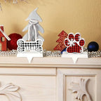 Hicarer 4 Pack Christmas Stocking Holders for Fireplace Mantel - Image 3