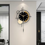 Wall Clock for Living Room Decor Modern Clock Pendulum Silent by CreativeWallClock