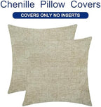 CaliTime Decorative Couch Throw Pillow Covers 26 X 26 Inches Light Taupe - Image 6