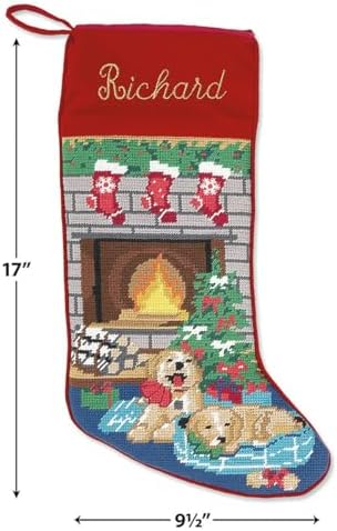 Lillian Vernon Personalized Heirloom Needlepoint Stocking - Image 4