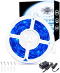 Blue 30ft Led Lights Strip Indoor Rope Lights Easy DIY Cuttable Strip Lights for Fish Tank Bar Room Bathroom Living Room Kitchen Ceiling Wall Vanity Mirror Decor by Aalnfe