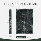 Koville Natural Marble Tray, Coffee Table Vanity/Decorative Tray for Jewerly, Watch, Perfume Candle Storage for Bedroom/Bathroom/Kitchen Countertop - Image 2