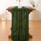 15 Pack Cheesecloth Table Runner Fall Boho Gauze Wedding Party Home Decor - Image 4