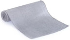 MDS® Pack of 15 Natural Burlap Table Runner, 12 x 72 Inch, Jute Rustic Farmhouse Boho Table Decor for Wedding Reception, Dining Table, Bridal Shower, Baby Shower & Party Decorations - Silver Grey - Image 4