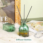 Glass Bud Vases in Bulk Set of 30 Pcs,Small Glass Vases for Flowers as Wedding Centerpieces for Tables,Clear Flower Vases Suitble for Wedding Decorations,Home Decor (Dark Green, 30 pcs) - Image 5
